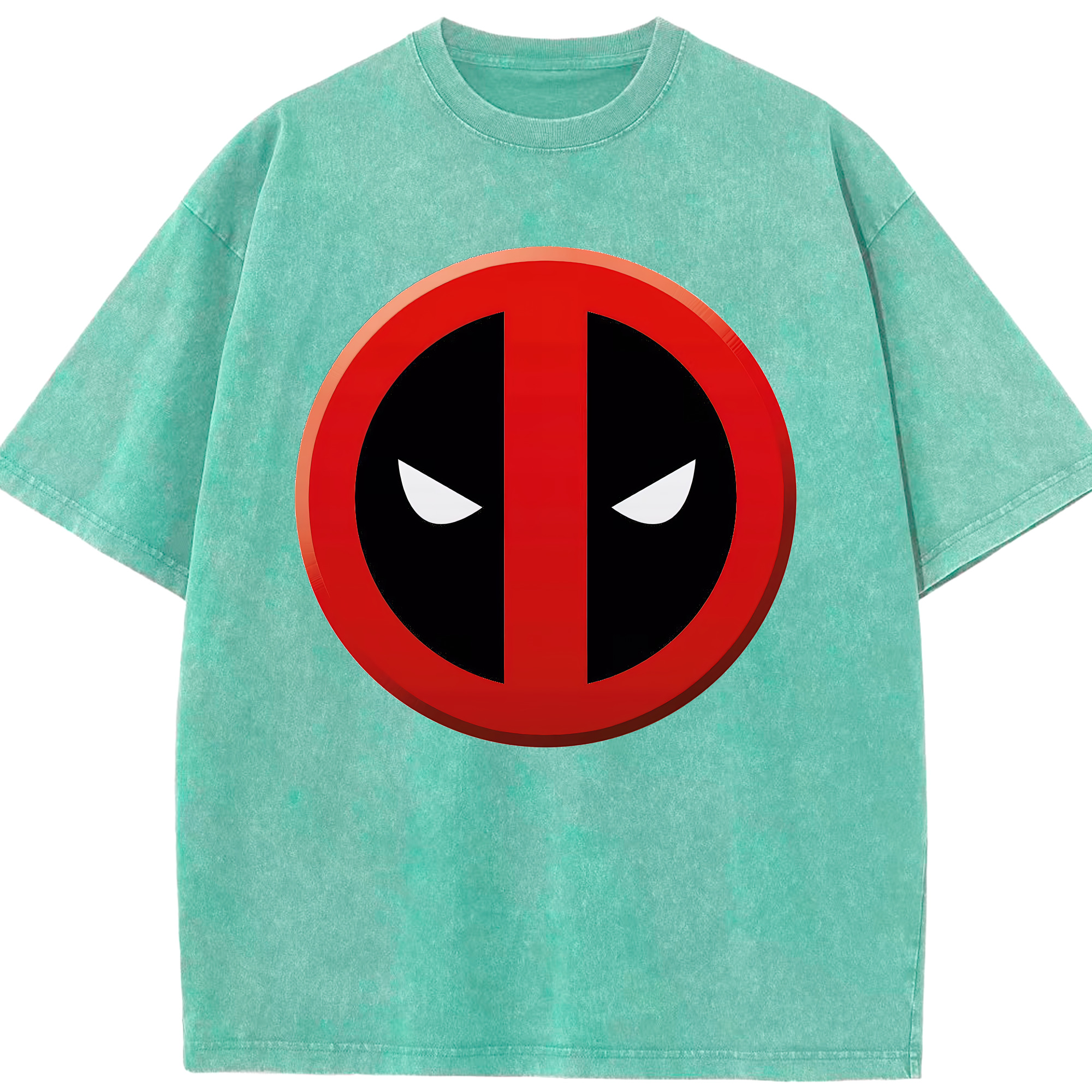（画像用） Deadpool デッドプール 綿100% ヴィンテージ風 半袖Tシャツ（フロントプリント）